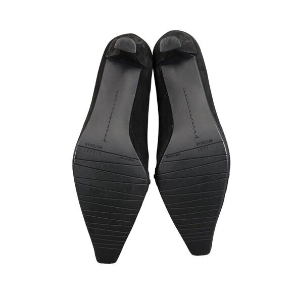 Stuart Weitzman Shoes Womens 8 Pumps Classic Leather Pointed Toe Formal Fashion - Picture 13 of 16
